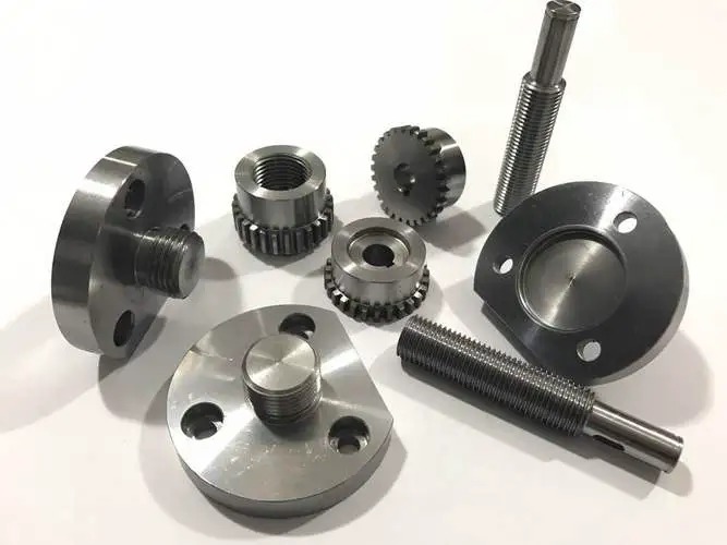 Hard-rail CNC lathe machining hardware parts1