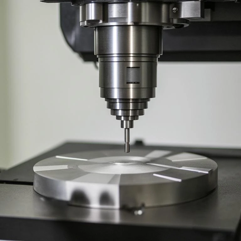 High-speed vertical lathe machining workpiece4