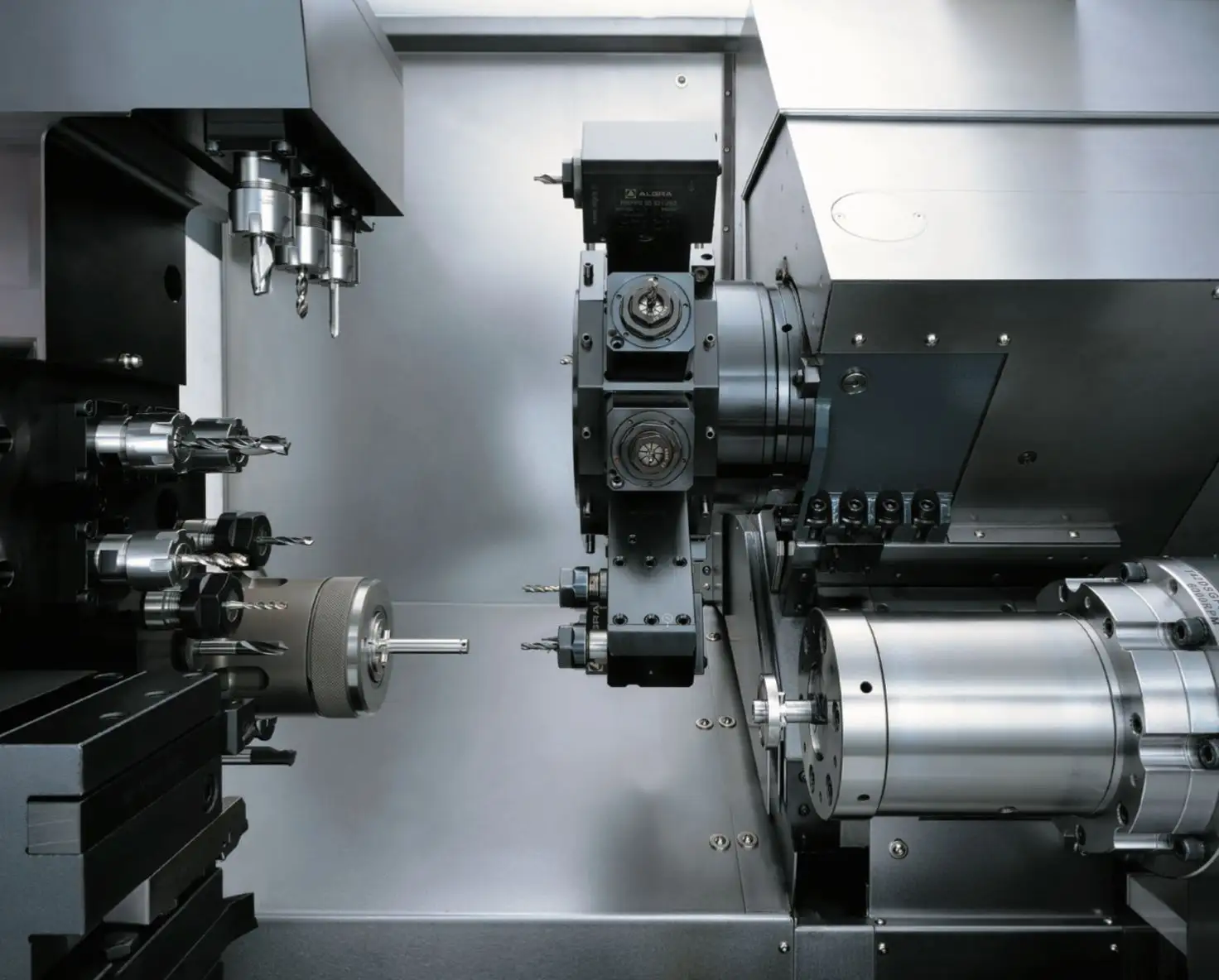 The Perfect Combination Of Double Turret Lathe And Automated Production Line ...