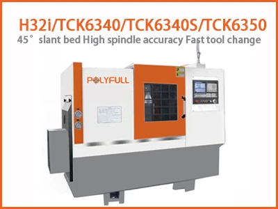 Flat Bed Linear Guideway CNC Lathe H32i Series To Meet The Diversified Needs ...